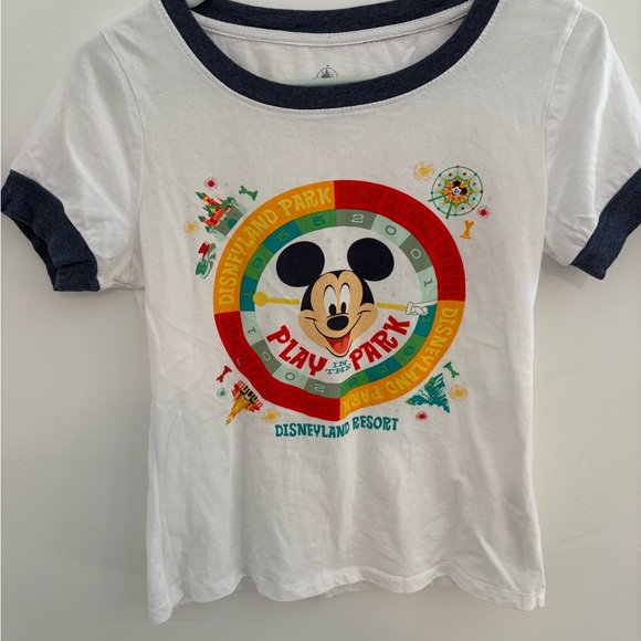 Disney Tops - Disney Mickey Mouse Play in the Park Ringer T-Shirt for Women Disneyland Size Xs